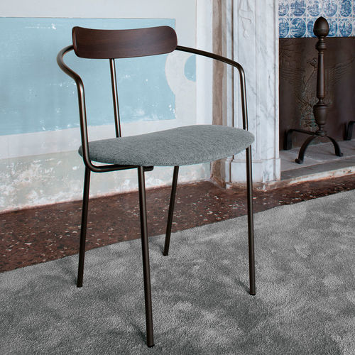 Cadeira contemporânea - ECH3 - extendo - para ambiente interno / em tecido / em algodão
