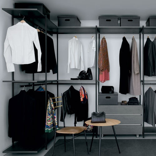 Closet de canto - SLIDE - extendo - contemporâneo / em alumínio laqueado / em laminado melamínico