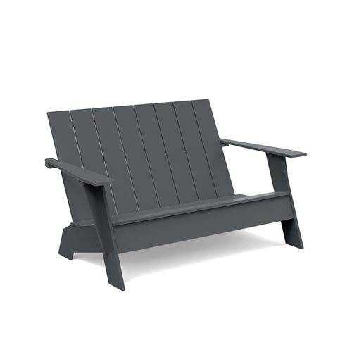 Banco contemporâneo - ADIRONDACK - Loll Designs - em polietileno de alta densidade (PEHD) / com encosto / com braços