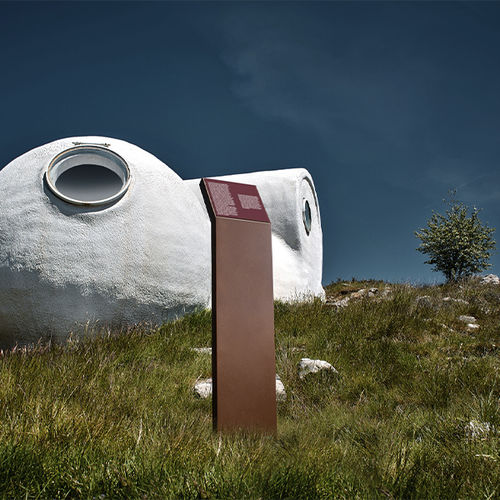 Púlpito de sinalização - EUDALD - CYRIA | Mobilier Urbain - em aço Corten / em aço / em aço termolacado