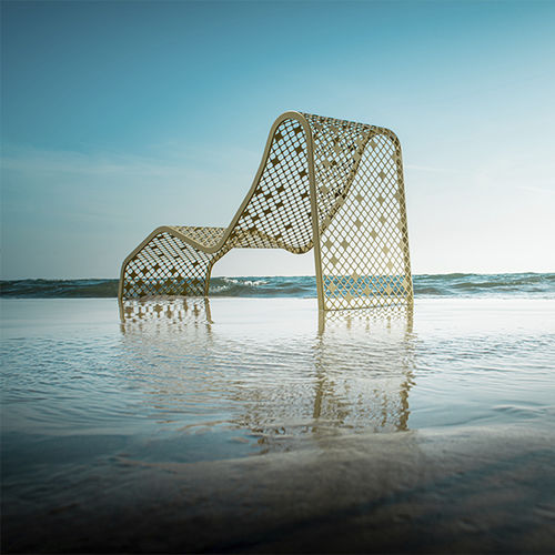 Chaise longue contemporânea - ELINIUM - CYRIA | Mobilier Urbain - em aço / em aço / em aço inoxidável