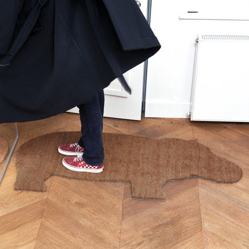 Tapete contemporâneo - HIPPO MAT - Droog - de cor lisa / em PVC / tufado