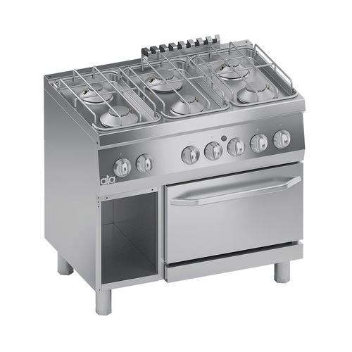 Fogão a gás - K6GCU15FF - ATA - profissional / 6 bocas / 1 forno