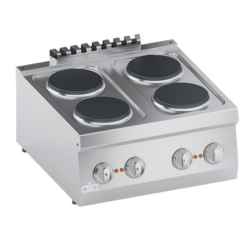 Cooktop elétrico - K6ECU10TT - ATA - profissional / 4 bocas / de bancada