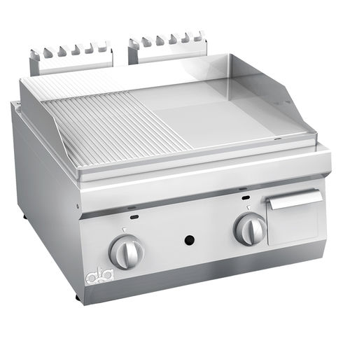 Chapa de cocção elétrica - K6GFR10TT - ATA - a gás / profissional / com grelhador panini