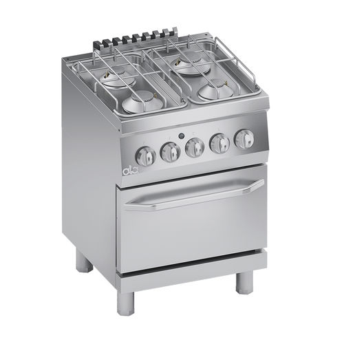 Fogão a gás - K6GCU10FF - ATA - profissional / 4 bocas / 1 forno