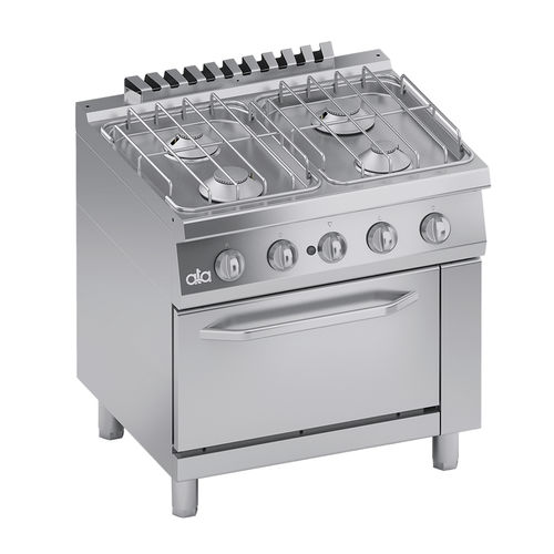 Fogão a gás - C2GCU10FF - ATA - 4 bocas / 1 forno / em aço inoxidável