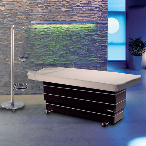 Mesa de massagem elétrica - AYURVEDA V - Lemi BEAUTY & SPA - em madeira / de altura regulável / sob medida