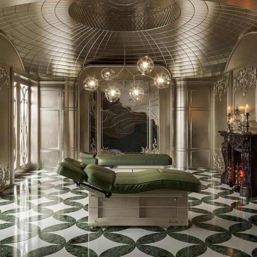 Mesa de massagem elétrica - FLORENCE - Lemi BEAUTY & SPA - em madeira / em alumínio / de altura regulável