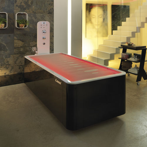 Mesa de massagem elétrica - AEMOTIO BASIC - Lemi BEAUTY & SPA - hidráulica / de altura regulável / por via úmida