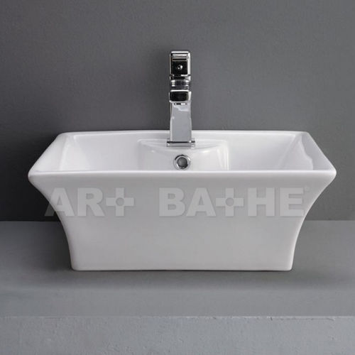 Cuba de apoio - ETON  - artbathe - em cerâmica / retangular / contemporânea