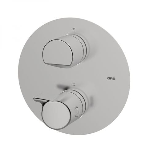 Misturador monocomando para box de banheiro - 50120500/50130500 - GRB MIXERS - de embutir / termostático / em metal cromado