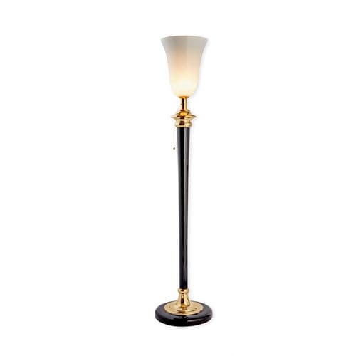 Luminária de piso - MAZDA GOLD - Art Deco Schneider - em latão polido / Art Déco / Wire
