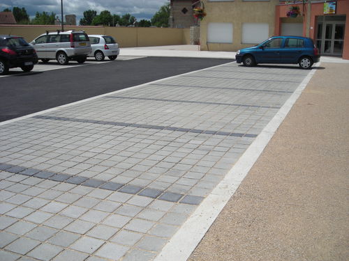 Bloco de pavimentação em concreto - ROMPERO - Kronimus AG Betonsteinwerke - drenante / transitável / para espaço público
