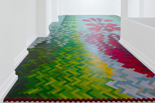 Piso estruturado - WALL TO WALL - Established and sons - em carvalho natural / chevron / oleado