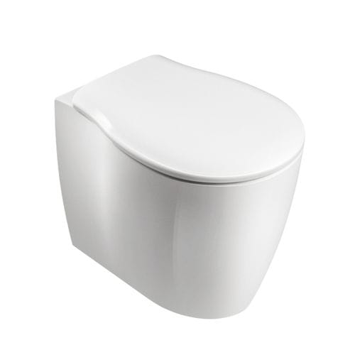 Vaso sanitário de piso - FOR1103R01 - Olympia - em cerâmica / da linha residencial / oval