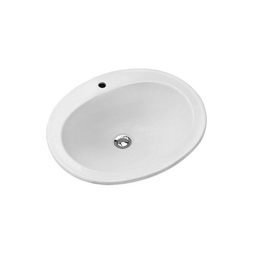 Cuba de embutir - LIL4658101 - Olympia - em cerâmica / oval / contemporânea