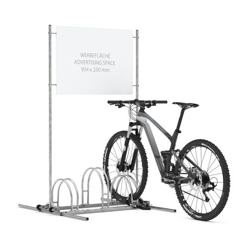 Bicicletário de piso - BW 5053 - wsm Raumsysteme - publicitário / para espaço público / para áreas urbanas