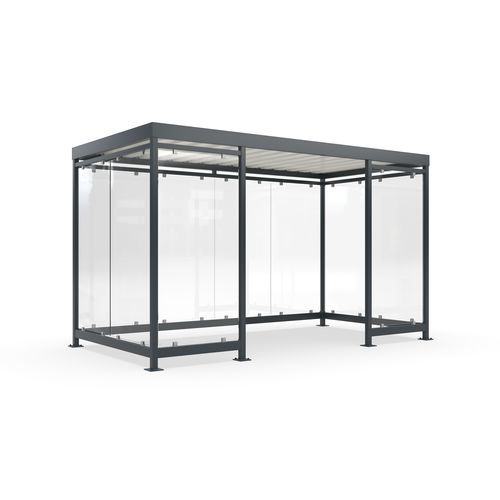 Abrigo polivalente para espaço público - Köln K4 c/c - wsm Raumsysteme - para áreas urbanas / para estacionamento