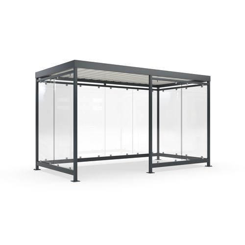 Abrigo polivalente para espaço público - Köln K4 b/d - wsm Raumsysteme - para áreas urbanas / para estacionamento