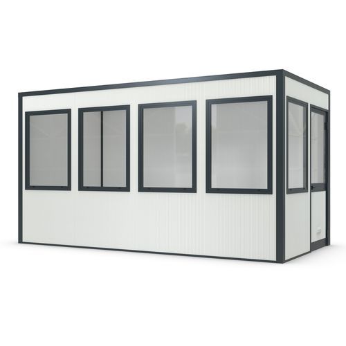 Cabine pré-fabricada de uso previsto para escritório - SmartUnit 12 - wsm Raumsysteme - de uso técnico / modular