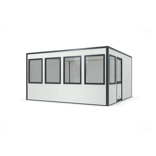 Cabine pré-fabricada de uso previsto para escritório - SmartUnit 16d - wsm Raumsysteme - de uso técnico / modular