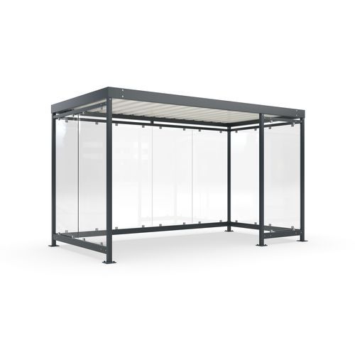 Abrigo polivalente para espaço público - Köln K4 b/c - wsm Raumsysteme - para áreas urbanas / para estacionamento