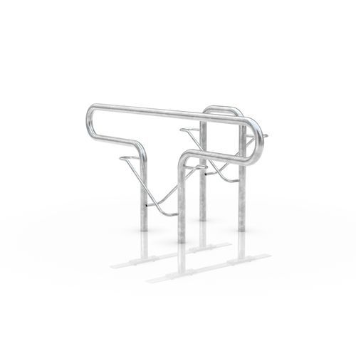 Bicicletário de piso - Strap 22 DS - wsm Raumsysteme - com sistema de segurança / antivandalismo / para espaço público