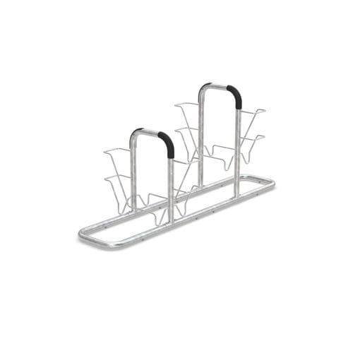 Bicicletário de piso - 6104 - wsm Raumsysteme - com sistema de segurança / antivandalismo / para espaço público