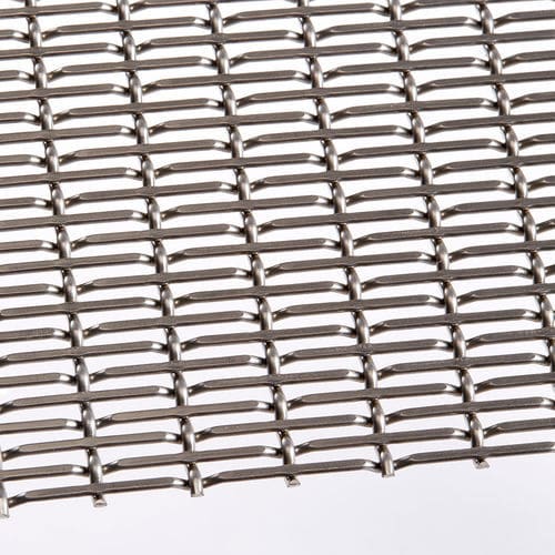 Tela metálica em aço inoxidável - LONGLINE - MeshArt Dorstener Drahtwerke - para fachada / para guarda-corpo / com malha comprida