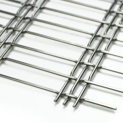 Tela metálica em aço inoxidável - TRIPLE 75 - MeshArt Dorstener Drahtwerke - arquitetônica / para fachada / para guarda-corpo