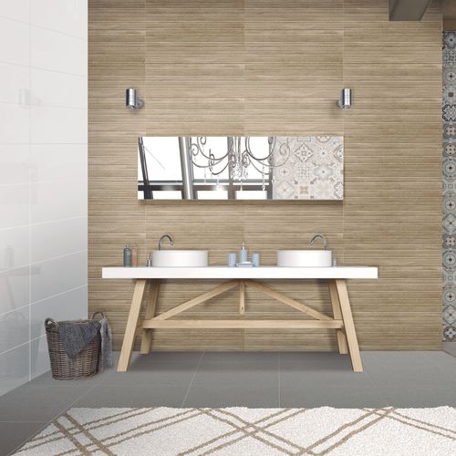 Placas de revestimento em grés porcelanato - MINIMAL 60 - Azteca - polida / para ambiente interno / de parede