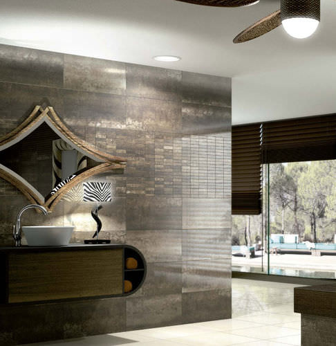 Placas de revestimento em grés porcelanato - COSMOS 3060 - Azteca - brilhante / para ambiente interno / de parede
