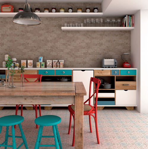 Placas de revestimento em grés porcelanato - VINTAGE - CEVICA - esmaltada / envelhecida / para ambiente externo