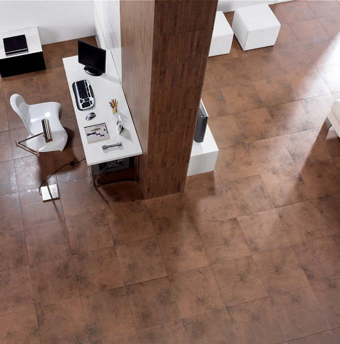 Placas de revestimento em grés porcelanato - METAL EFFECT CEMENT : EVOLUTION - Ceracasa Ceramica - polida / para ambiente interno / para banheiro