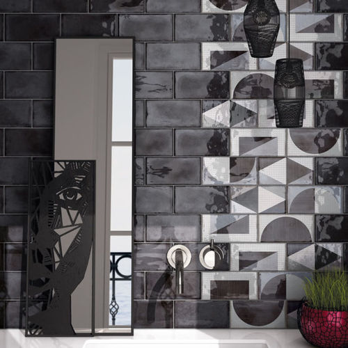 Placas de revestimento em grés porcelanato - SPLENDOURS - Equipe Cerámicas - brilhante / para ambiente interno / de parede