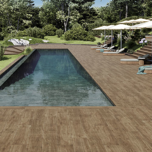 Placas de revestimento em clínquer - KENIA - Gresmanc - para ambiente externo / para beira de piscina / para pátio