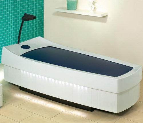 Cama de massagem com jatos de água com cromoterapia - AQUATHERMOJET. - Trautwein - da linha comercial