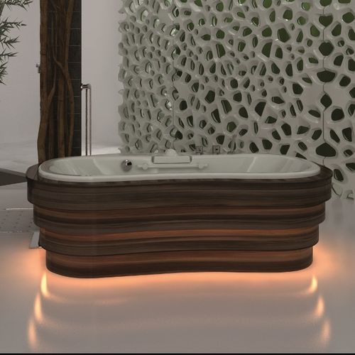 Banheira oval - VIS À VIS - Trautwein - freestanding / para residência / para uso profissional