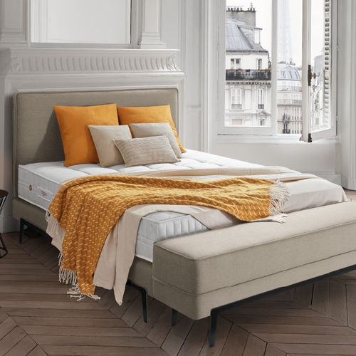 Cabeceira para cama de casal - ADONIS - Treca Paris - contemporânea / em tecido / em couro
