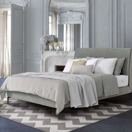 Cabeceira para cama de casal - MADELEINE  - Treca Paris - contemporânea / em tecido / estofada