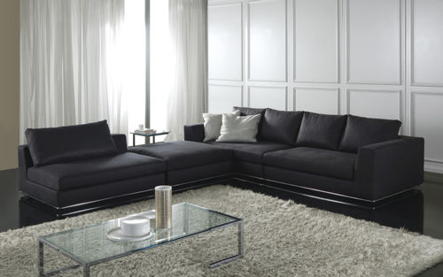 Sofá modular - LEONARD - Respace - contemporâneo / em tecido / em couro