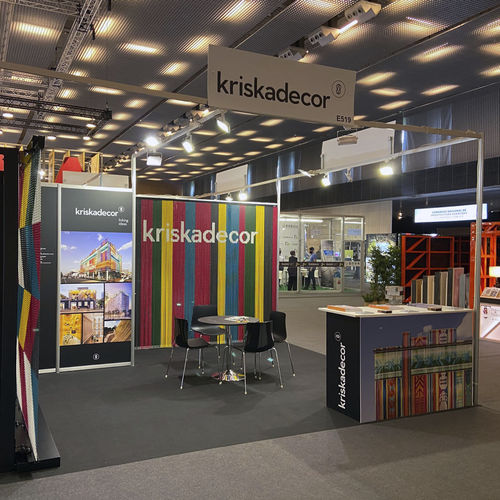 Placa de revestimento aparente metálica - KDC THIN SYSTEM - KriskaDECOR - para ambiente externo