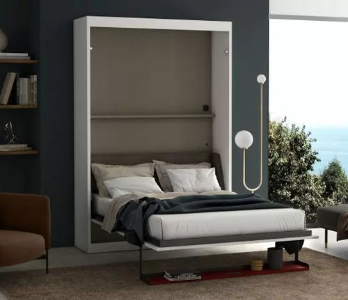 Cama retrátil - SMART - Meubles Célio - de casal / contemporânea / com armário