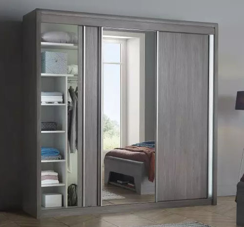 Guarda-roupa contemporâneo - MULTY - Meubles Célio - em laminado melamínico / com portas de correr / com gavetas