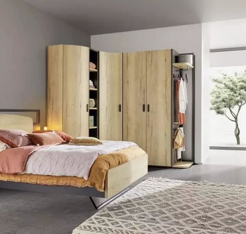 Guarda-roupa modular - EIFFEL - Meubles Célio - contemporâneo / em laminado melamínico / com portas de abrir
