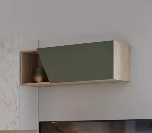 Estante de parede - OBLIK - Meubles Célio - contemporânea / em laminado melamínico / branca