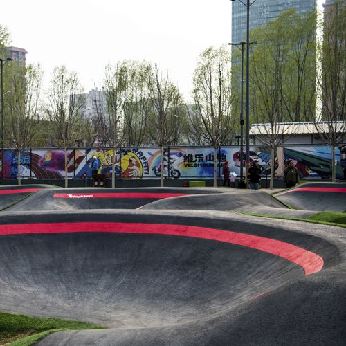Pista de pump track para bike park - DAYUECHENG, BJ - World Skate Parks - para skatepark / de asfalto