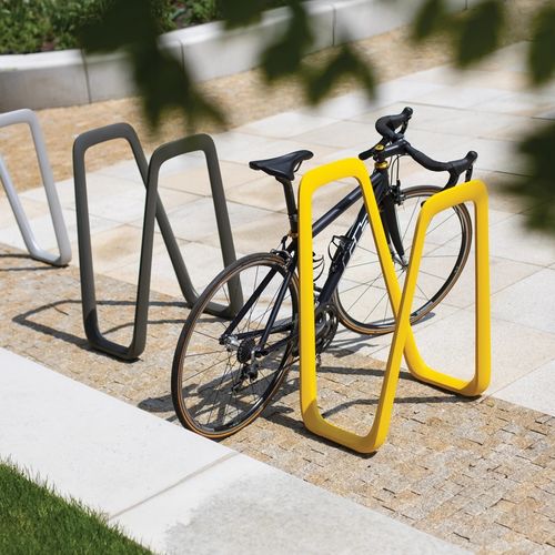 Bicicletário de piso - ELK - mmcité street furniture - para espaço público / em alumínio fundido / da linha comercial