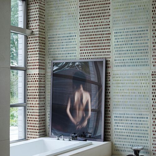 Papel de parede contemporâneo - CHANGING DOTS - Wall&Deco - em fibra de vidro / estampado / sob medida